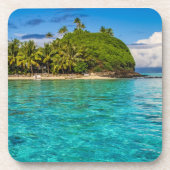 Bora Bora lagune Bier Onderzetter (Voorkant)