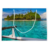 Bora Bora lagune Groot Cadeauzakje (Voorkant)