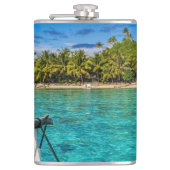 Bora Bora lagune Heupfles (Voorkant)