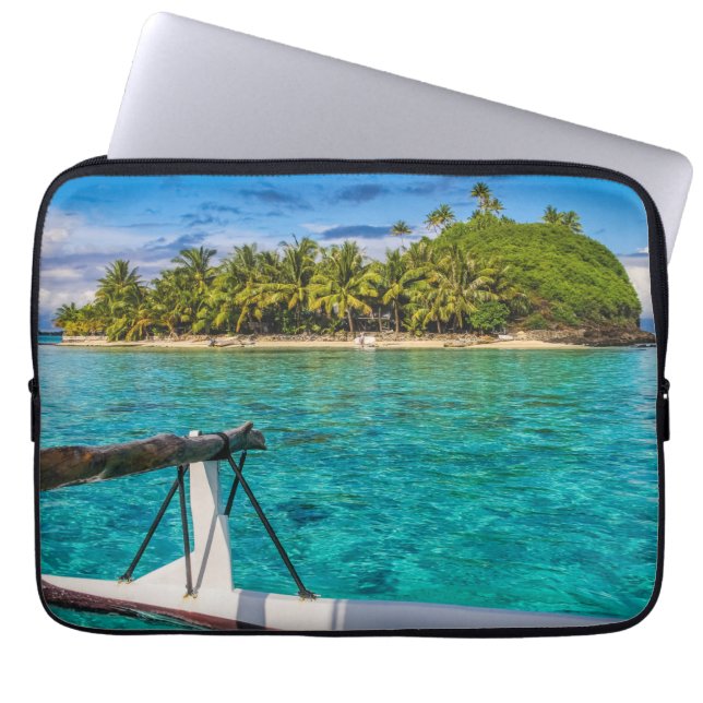 Bora Bora lagune Laptop Sleeve (Voorkant)