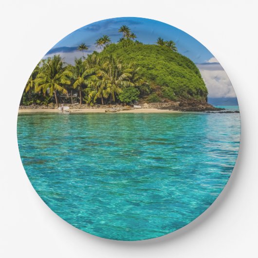 Bora Bora lagune Papieren Bordje (Voorkant)