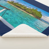 Bora Bora lagune Sherpa Deken (3/4)