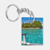 Bora Bora lagune Sleutelhanger (Voorkant Links)