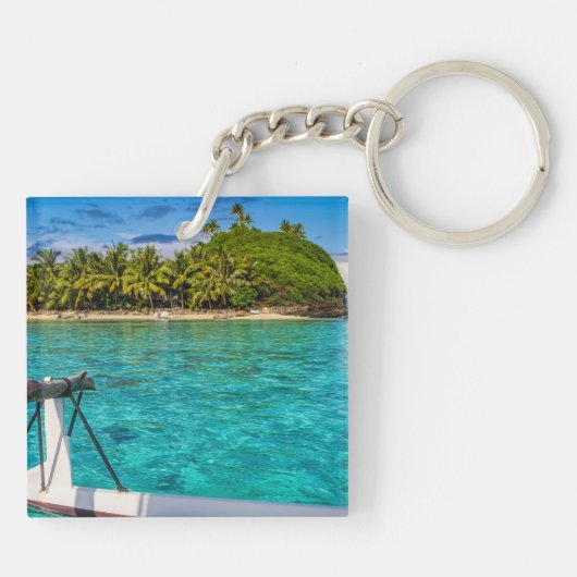 Bora Bora lagune Sleutelhanger (Achterkant)