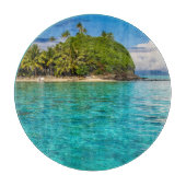 Bora Bora lagune Snijplank (Voorkant)