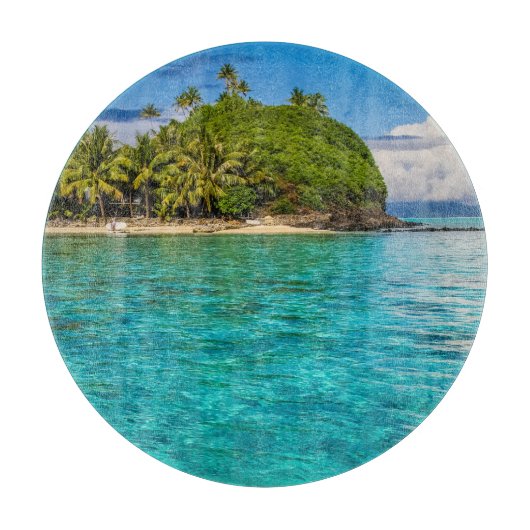 Bora Bora lagune Snijplank (Voorkant)