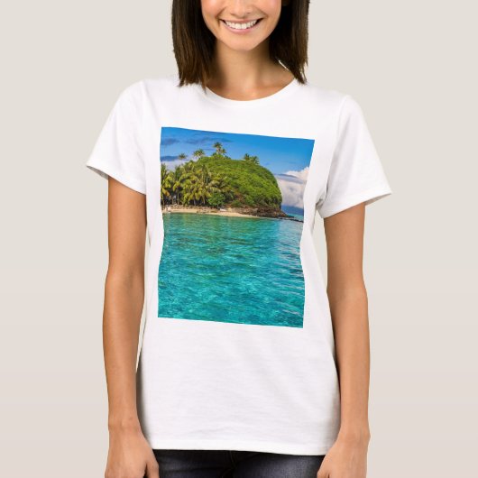 Bora Bora lagune T-shirt (Voorkant)