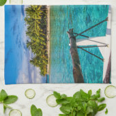 Bora Bora lagune Theedoek (Gevouwen)