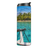 Bora Bora lagune Thermosbeker (Gedraaid links)