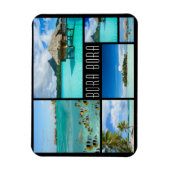 Bora Bora landschappen collage reisfoto Magneet (Verticaal)
