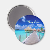 Bora Bora magneet (Voorkant / Achterkant)