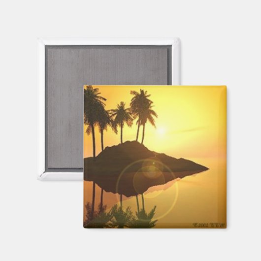 Bora Bora Magneet (Voorkant / Achterkant)