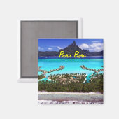 Bora Bora magneet (Voorkant / Achterkant)