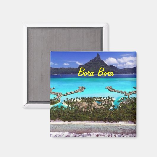 Bora Bora magneet (Voorkant / Achterkant)