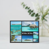 Bora Bora Multiple Play Back-card Briefkaart (Staand voorkant)