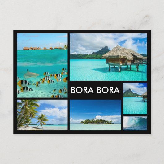 Bora Bora Multiple Play Back-card Briefkaart (Voorkant)