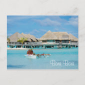 Bora Bora-ontbijtdienst in kano Briefkaart (Voorkant)