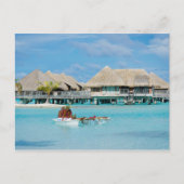 Bora Bora-ontbijtdienst in kano Briefkaart (Voorkant)