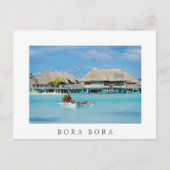 Bora Bora-ontbijtdienst in kano Briefkaart (Voorkant)