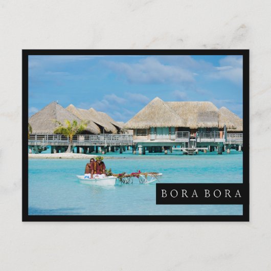 Bora Bora-ontbijtdienst in kano Briefkaart (Voorkant)