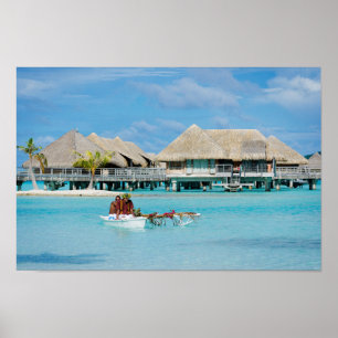 Bora Bora-ontbijtdienst in kano-poster Poster