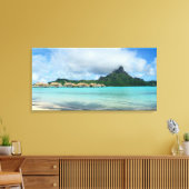 Bora Bora panorama afdruk Canvas Afdruk (Insitu (Woonkamer))