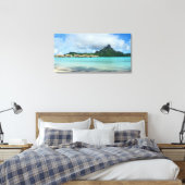 Bora Bora panorama afdruk Canvas Afdruk (Insitu (Slaapkamer))