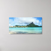 Bora Bora panorama afdruk Canvas Afdruk (Voorkant)