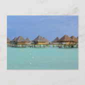 Bora Bora Paradise, Overwater Bungalow Dromen Briefkaart (Voorkant)