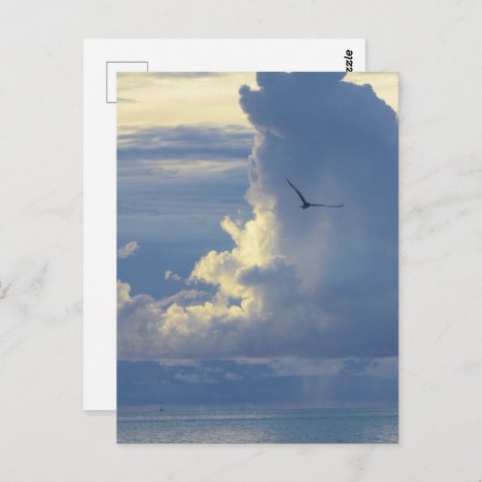 Bora Bora Paradise, Overwater Bungalow Dromen Briefkaart (Voorkant / Achterkant)