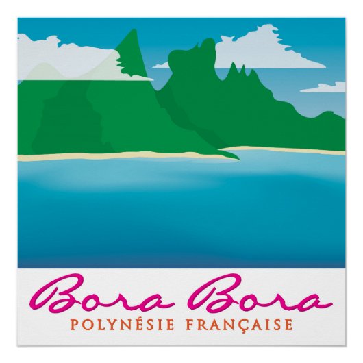 Bora Bora Perfect Poster (Voorkant)