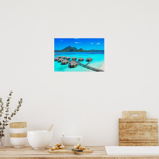 Bora Bora Poster (Keuken)