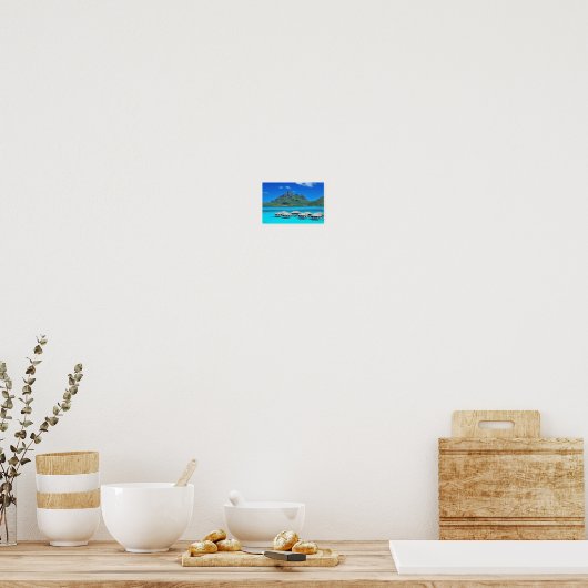Bora Bora Poster (Keuken)