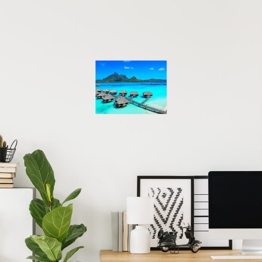 Bora Bora Poster (Thuiskantoor)