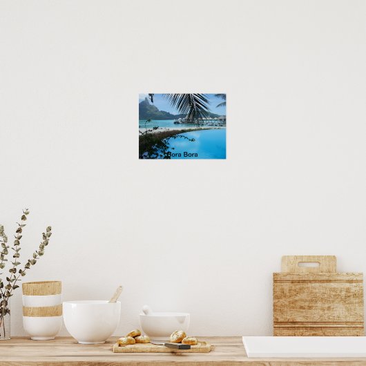 Bora Bora Poster (Keuken)