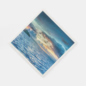 Bora Bora prachtige zonsondergang Servet (Hoek)