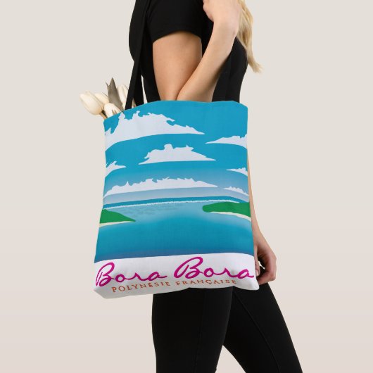 Bora Bora reef Tote Bag (Dichtbij)