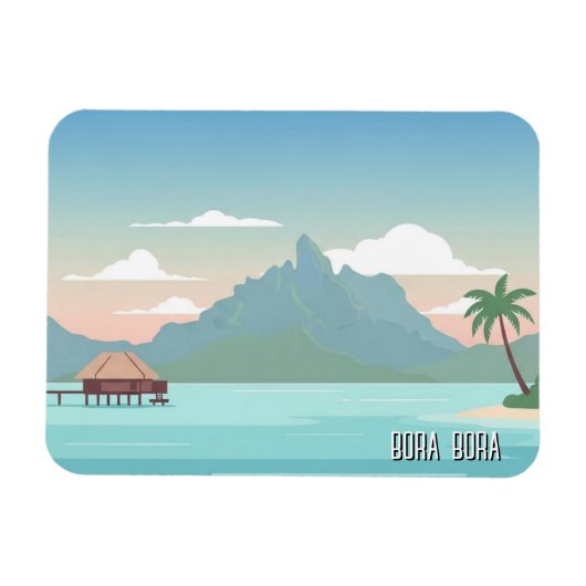 Bora Bora Reizen Magneet (Horizontaal)