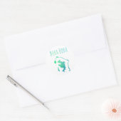 Bora Bora Ronde Sticker (Envelop)