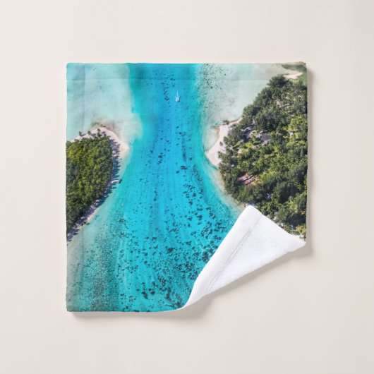 Bora Bora - route naar de oceaan Bad Handdoek (Wasdoekje)