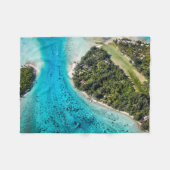Bora Bora - route naar de oceaan Fleece Deken (Voorkant (Horizontaal))