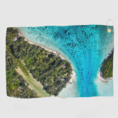 Bora Bora - route naar de oceaan Golfhanddoek (Horizontaal)