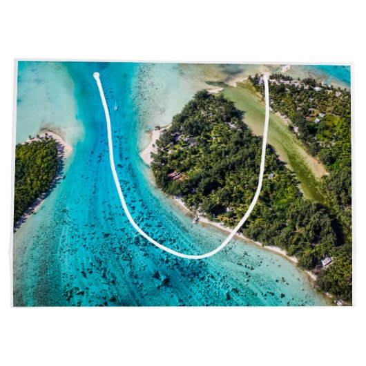 Bora Bora - route naar de oceaan Groot Cadeauzakje (Achterkant)