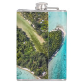 Bora Bora - route naar de oceaan Heupfles (Achterkant)