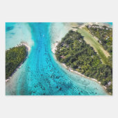 Bora Bora - route naar de oceaan Inpakpapier Vel (Voorkant 2)