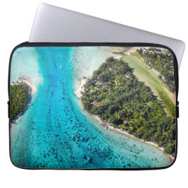 Bora Bora - route naar de oceaan Laptop Sleeve