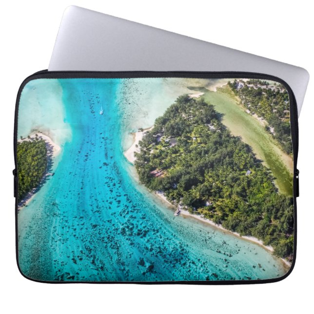 Bora Bora - route naar de oceaan Laptop Sleeve (Voorkant)