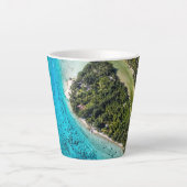 Bora Bora - route naar de oceaan Latte Mok (Voorkant)