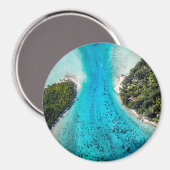 Bora Bora - route naar de oceaan Magneet (Voorkant / Achterkant)