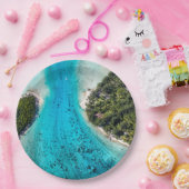 Bora Bora - route naar de oceaan Papieren Bordje (Feest)